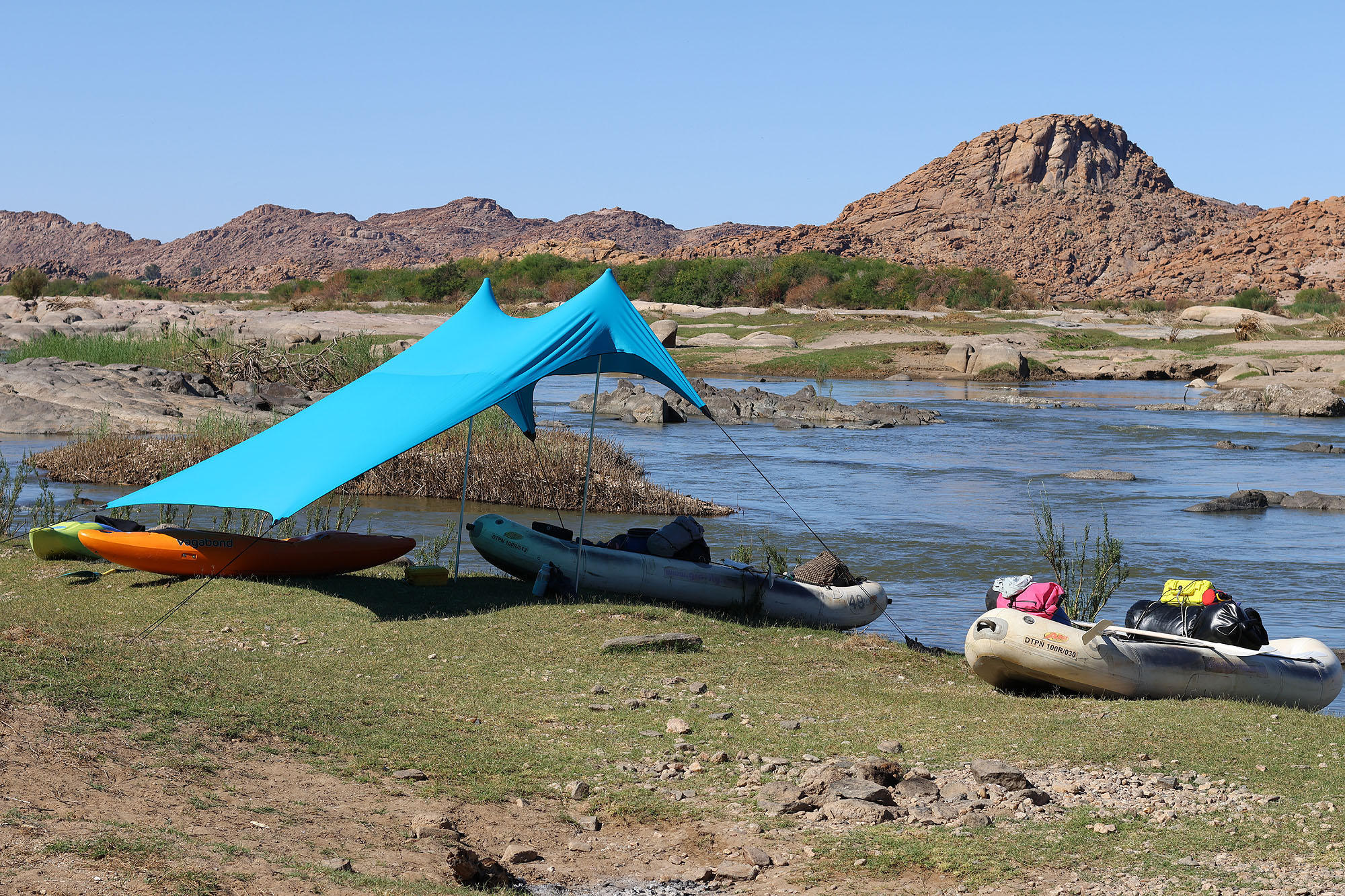 Photograph from a previous trip on the Orange River.